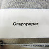 GRAPHPAPER グラフペーパー 23SS GM231-70130 Ultra Compact Terry Crew Neck Sweater ウルトラ コンパクト テリー クルーネック セーター ラグラン スウェット グレー系 F【中古】