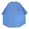 GRAPHPAPER グラフペーパー 23SS GM231-50232B Oversized Band Collar Shirt オーバーサイズ バンドカラー シャツ ブルー系 F【中古】