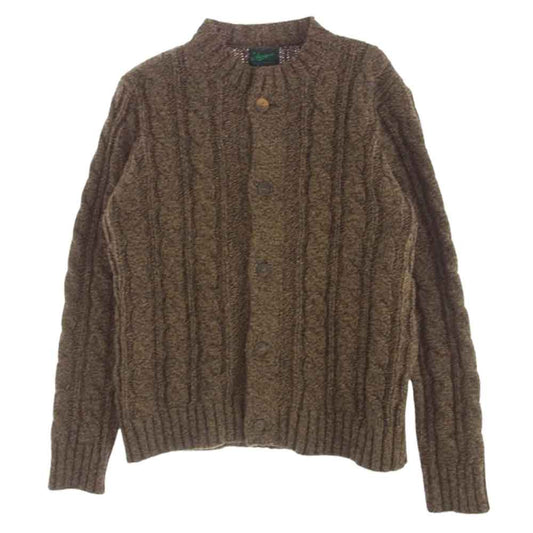 Stevenson Overall Co. スティーブンソンオーバーオール ハイネック カーディガン ブラウン系 L【中古】