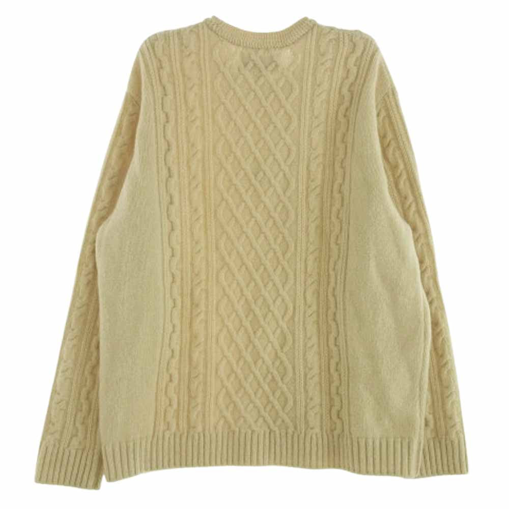 ORGUEIL オルゲイユ OR-4153 Cable Knit Sweater ケーブル セーター ベージュ系 42【中古】