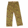 Buzz Rickson's バズリクソンズ BR41224 USMC M-1942 CAMOUFLAGE UTILITY PANTS リバーシブル ダック カモ パンツ ブラウン系 34【中古】