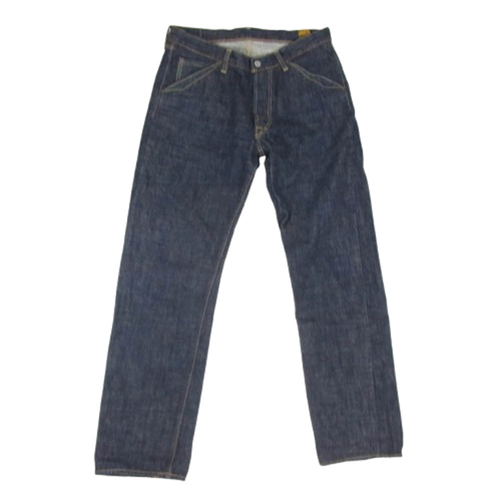 トロフィークロージング 1605 STANDARD DIRT DENIM スタンダード ダート デニムパンツ ボタンフライ セルビッチ インディゴブルー系 34【中古】
