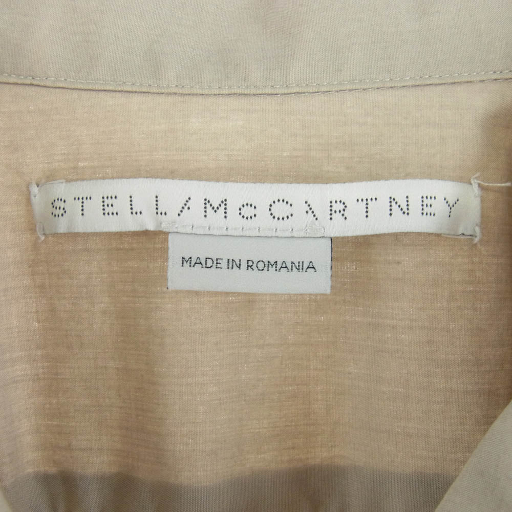 Stella McCartney ステラマッカートニー 459362 SIN18 オープンカラー 半袖 シャツ グレー系 39【中古】