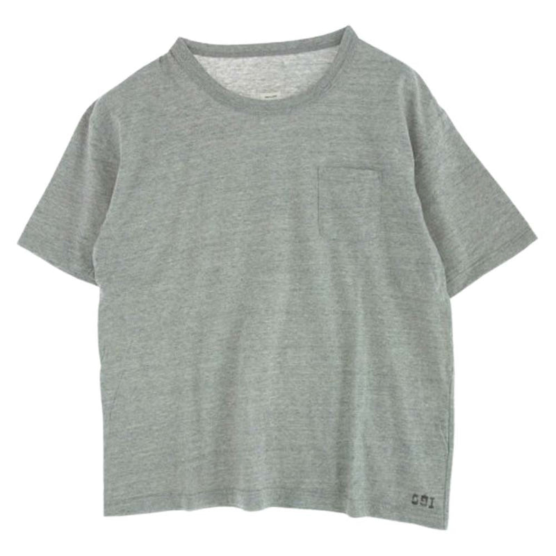 VISVIM ビズビム 20SS 0120105010022 JUMBO TEE S/S NUMBERING ジャンボ Tシャツ ナンバリング グレー系 3【美品】【中古】