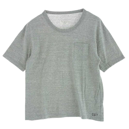 VISVIM ビズビム 20SS 0120105010022 JUMBO TEE S/S NUMBERING ジャンボ Tシャツ ナンバリング グレー系 2【美品】【中古】