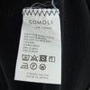 COMOLI コモリ Z01-05010 コットンジャージ 半袖 Tシャツ ブラック系 3【中古】