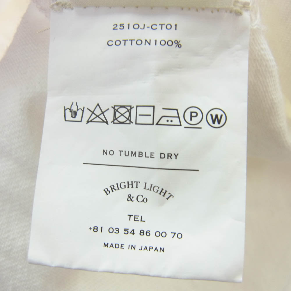 オールド ジョー 25SS 251OJ-CT01 SAUL STEINBERG CREW NECK TEE アート プリント 半袖 Tシャツ ホワイト系 38【中古】