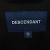 DESCENDANT ディセンダント BRONSON ORGANIC COTTON TWILL LS SHIRT 長袖 シャツ ブラック系 3【中古】