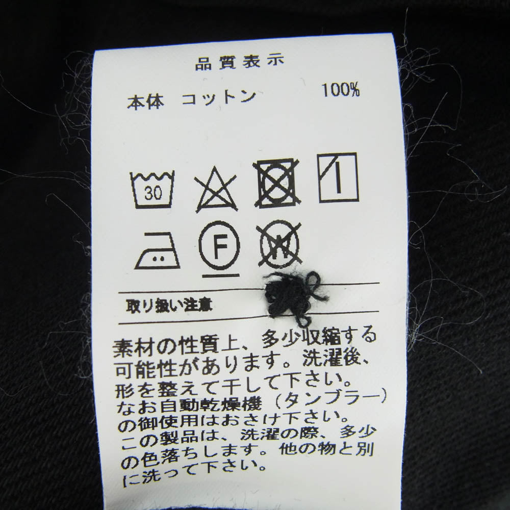 DESCENDANT ディセンダント BRONSON ORGANIC COTTON TWILL LS SHIRT 長袖 シャツ ブラック系 3【中古】