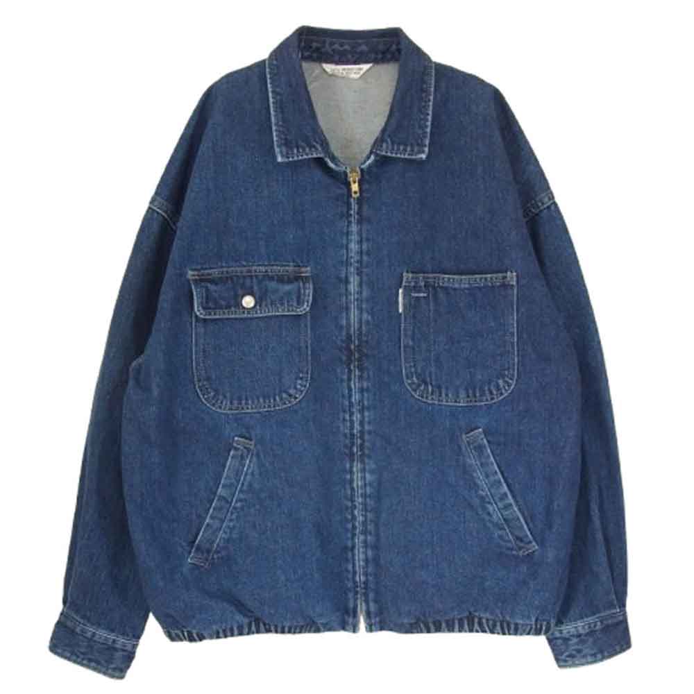 COOTIE クーティー Denim Zip Up Work Jacket  デニム ワーク ジャケット インディゴブルー系 L【中古】