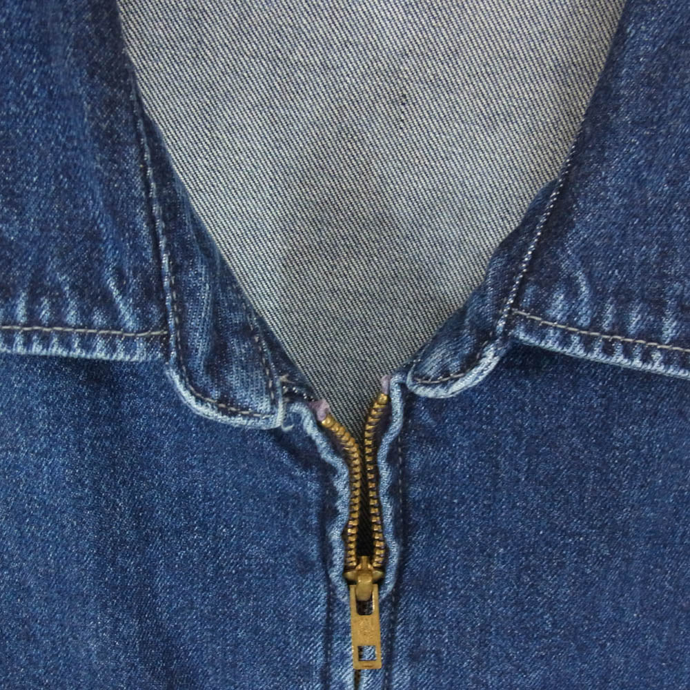 COOTIE クーティー Denim Zip Up Work Jacket  デニム ワーク ジャケット インディゴブルー系 L【中古】