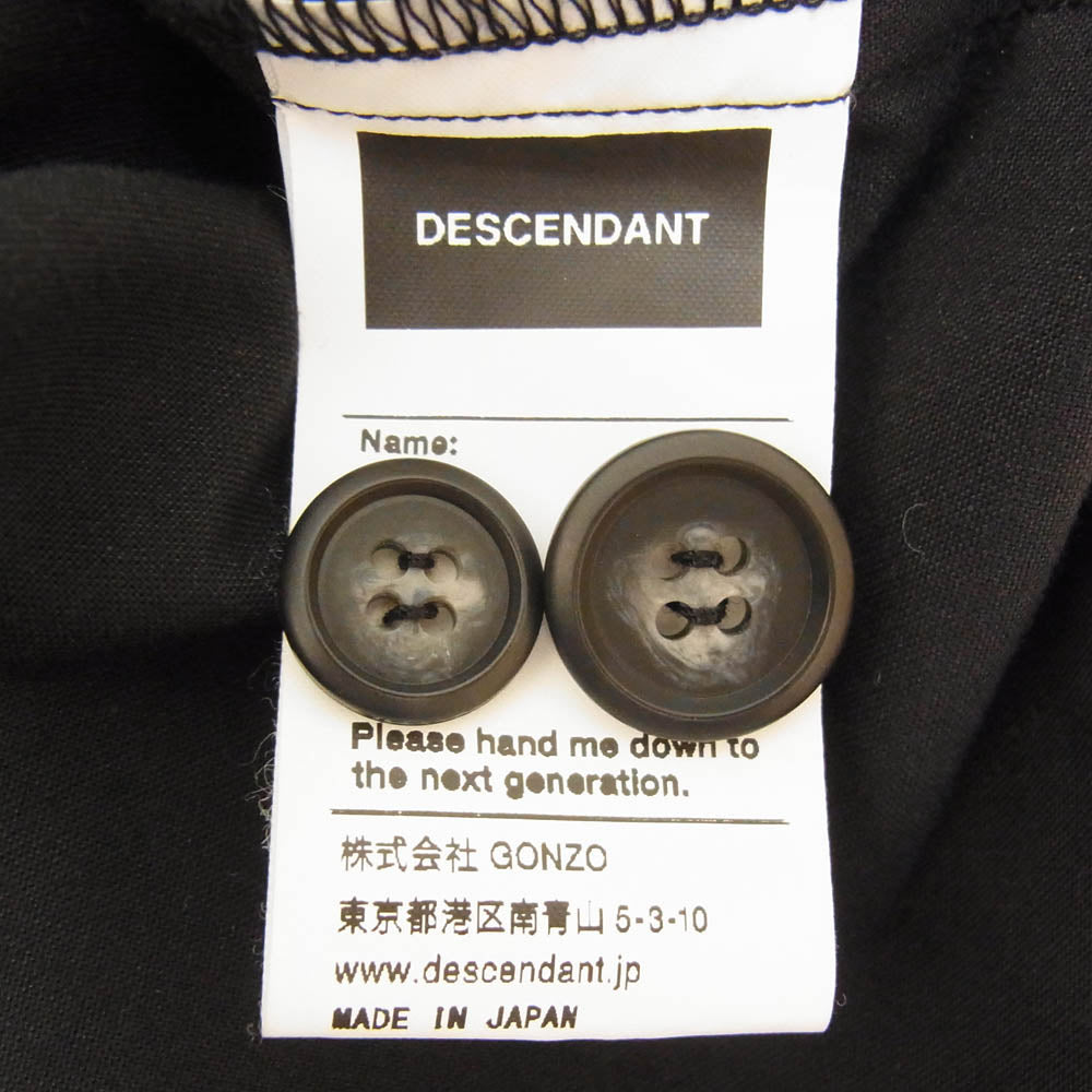 DESCENDANT ディセンダント スウィングトップ ジャケット ブルゾン ブラック系 2【中古】