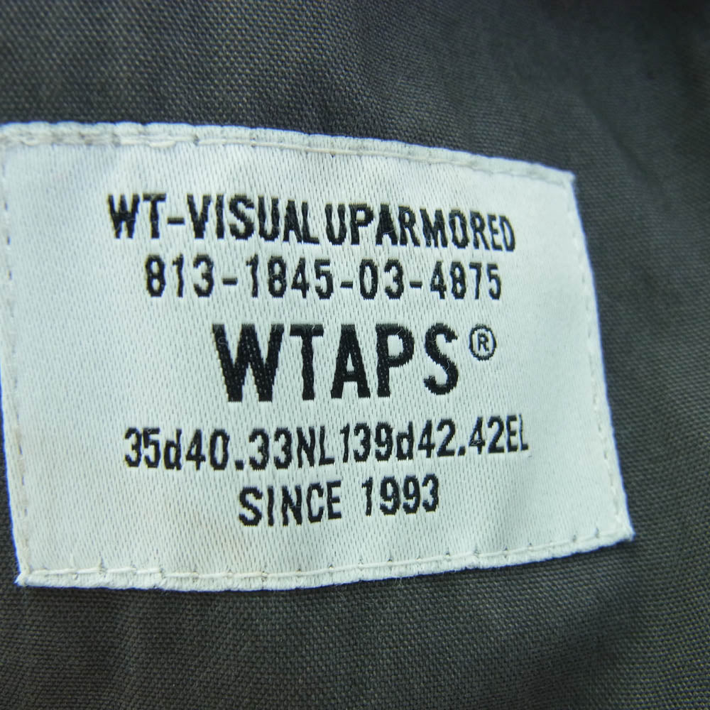 WTAPS ダブルタップス 23AW 232WVDT-JKM05 JFW-02 / JACKET / NYCO. WEATHER リバーシブル フライト ジャケット ダークグレー系 03【中古】