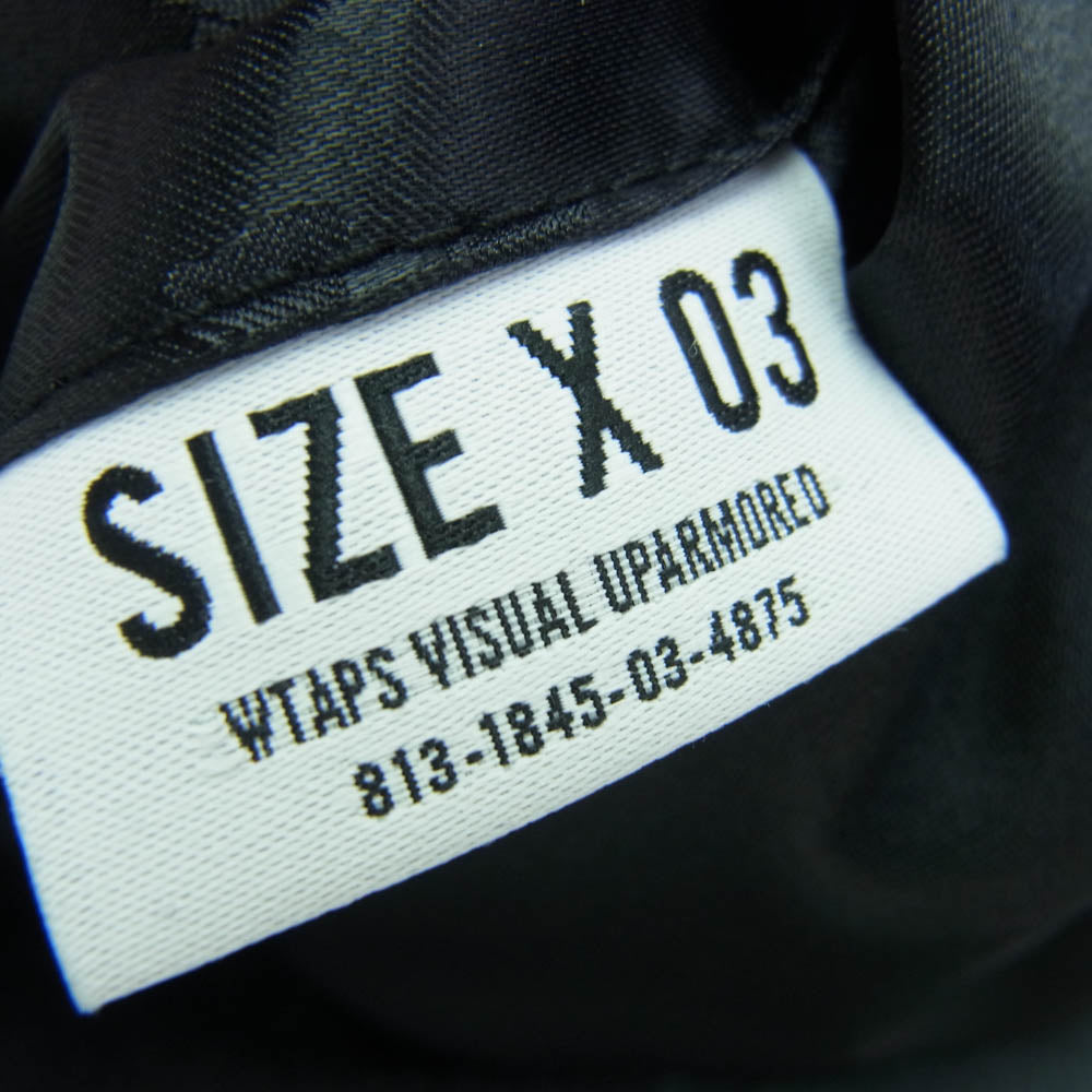 WTAPS ダブルタップス 23AW 232WVDT-JKM05 JFW-02 / JACKET / NYCO. WEATHER リバーシブル フライト ジャケット ダークグレー系 03【中古】