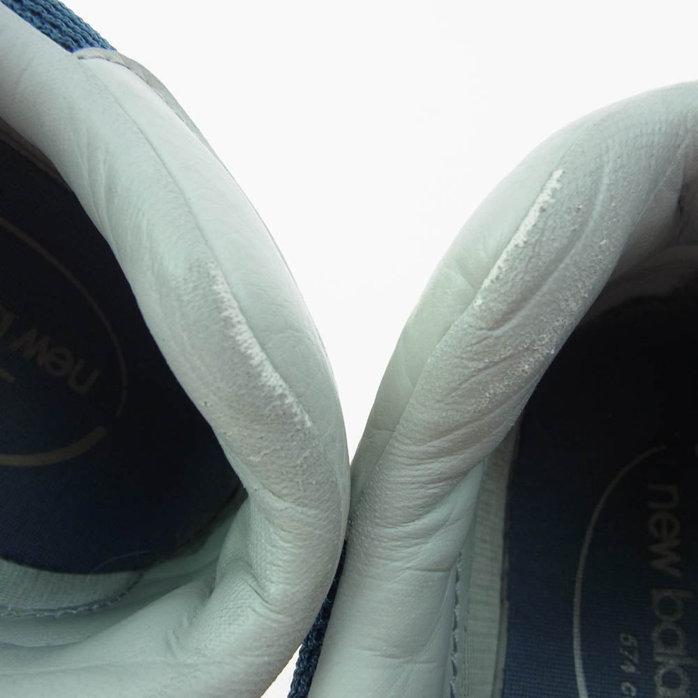 NEW BALANCE ニューバランス ML574VN ローカット スニーカー ネイビー ネイビー系 27.5cm【中古】