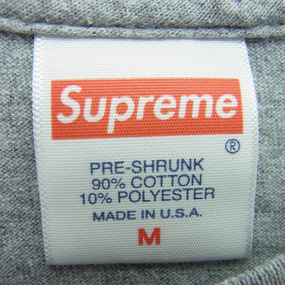 Supreme シュプリーム 21SS DUNK TEE ダンク 半袖 Tシャツ グレー系 M【中古】