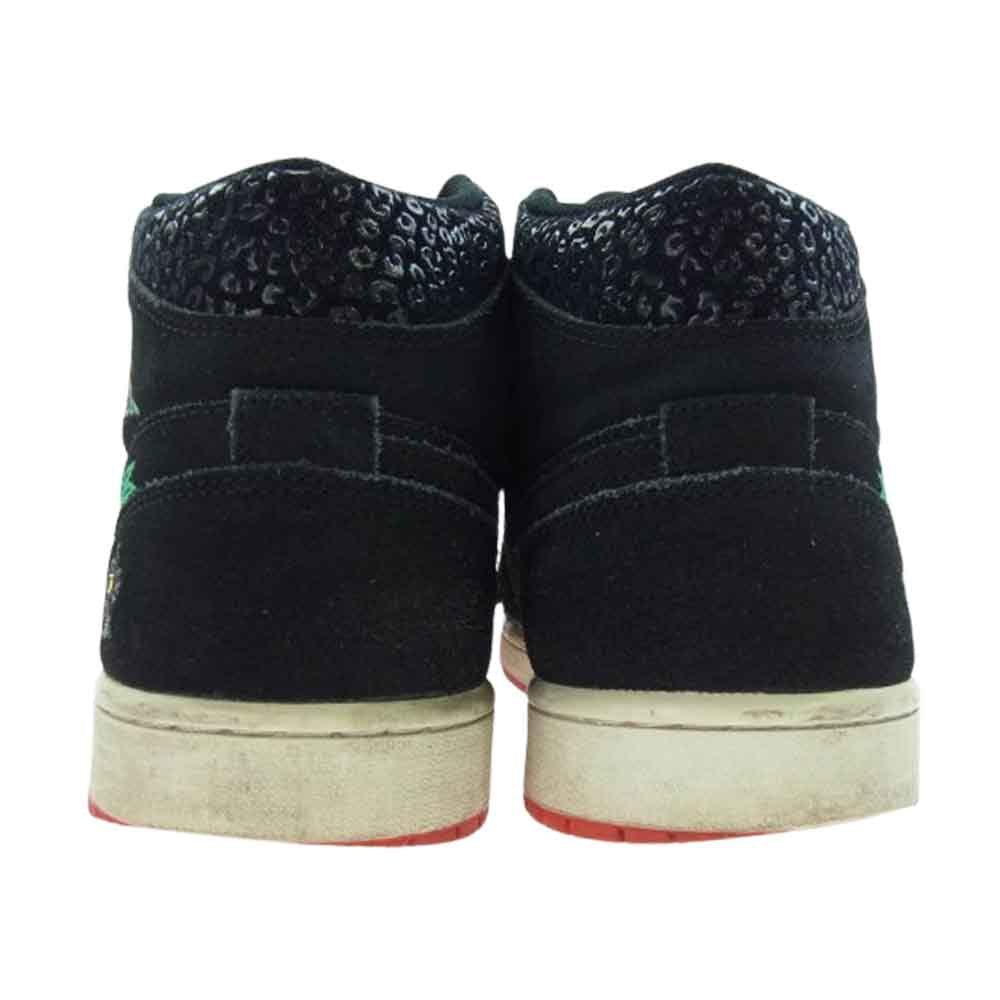 NIKE ナイキ DN4904-001 Air Jordan 1 Mid Siempre Familia エアジョーダン1 ミッド シエンプレ ファミリア ハイカット スニーカー ブラック系 レッド系 29cm【中古】