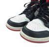 NIKE ナイキ 554724-122 Air Jordan 1 Mid White Gym Red Black エアジョーダン1 ミッド ホワイト ジムレッド ハイカット スニーカー ホワイト系 ブラック系 レッド系 28.5cm【中古】