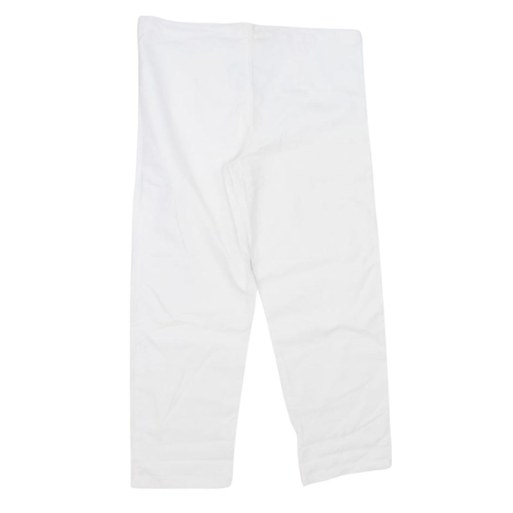 チェコ軍 ヘリンボーン コック パンツ スノーカモ ミリタリー イージーパンツ ホワイト系 サイズ表記無【中古】