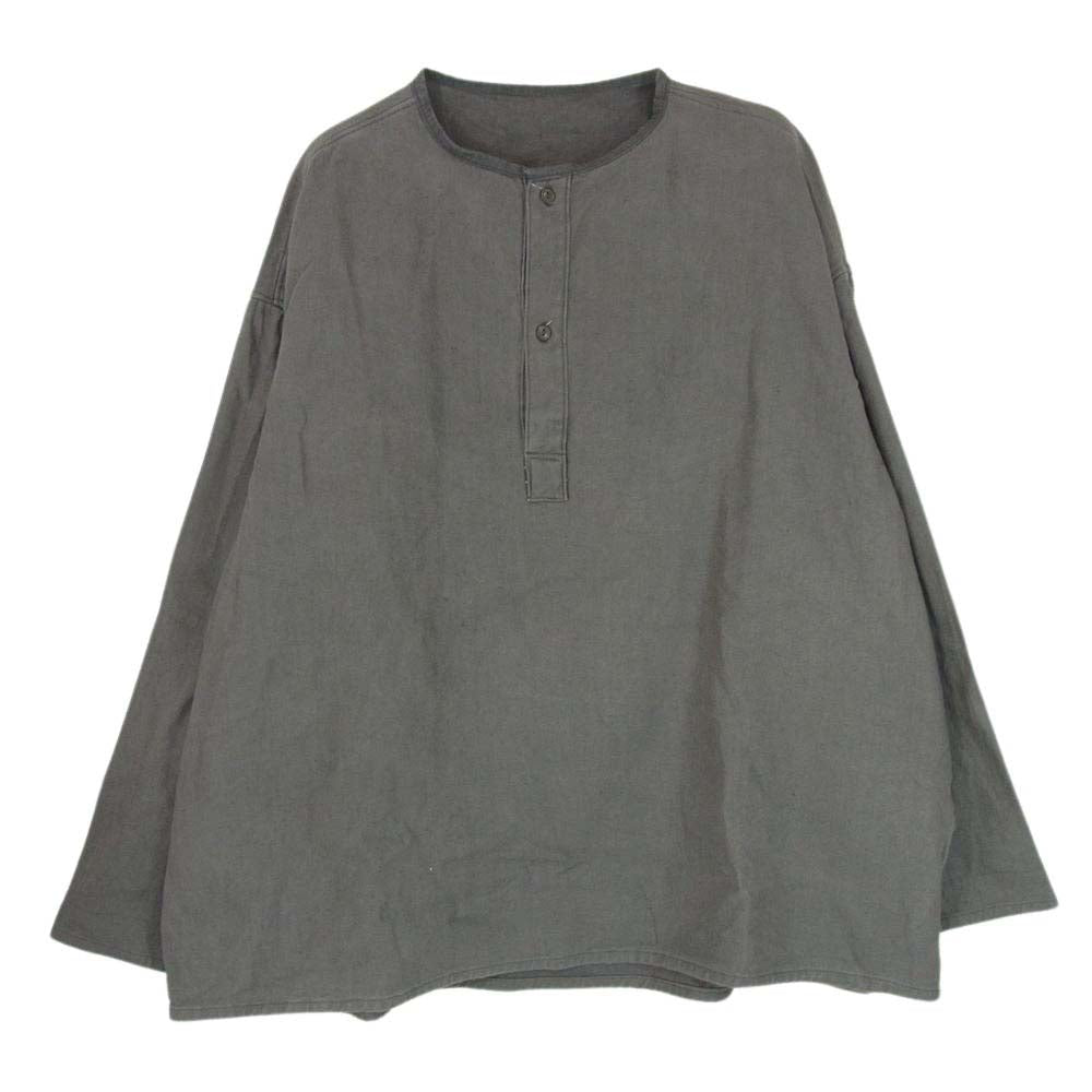 ロシア軍 Deadstock Henry Neck Sleeping Shirts ヘンリーネック スリーピング シャツ グレー系 サイズ表記無【中古】
