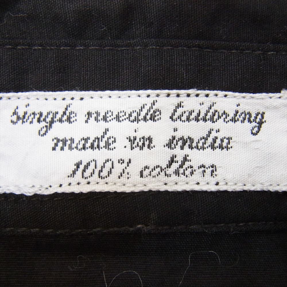 グーチ コットン インド製 ボタン ロングスリーブ 長袖 シャツ ブラック系 M【中古】