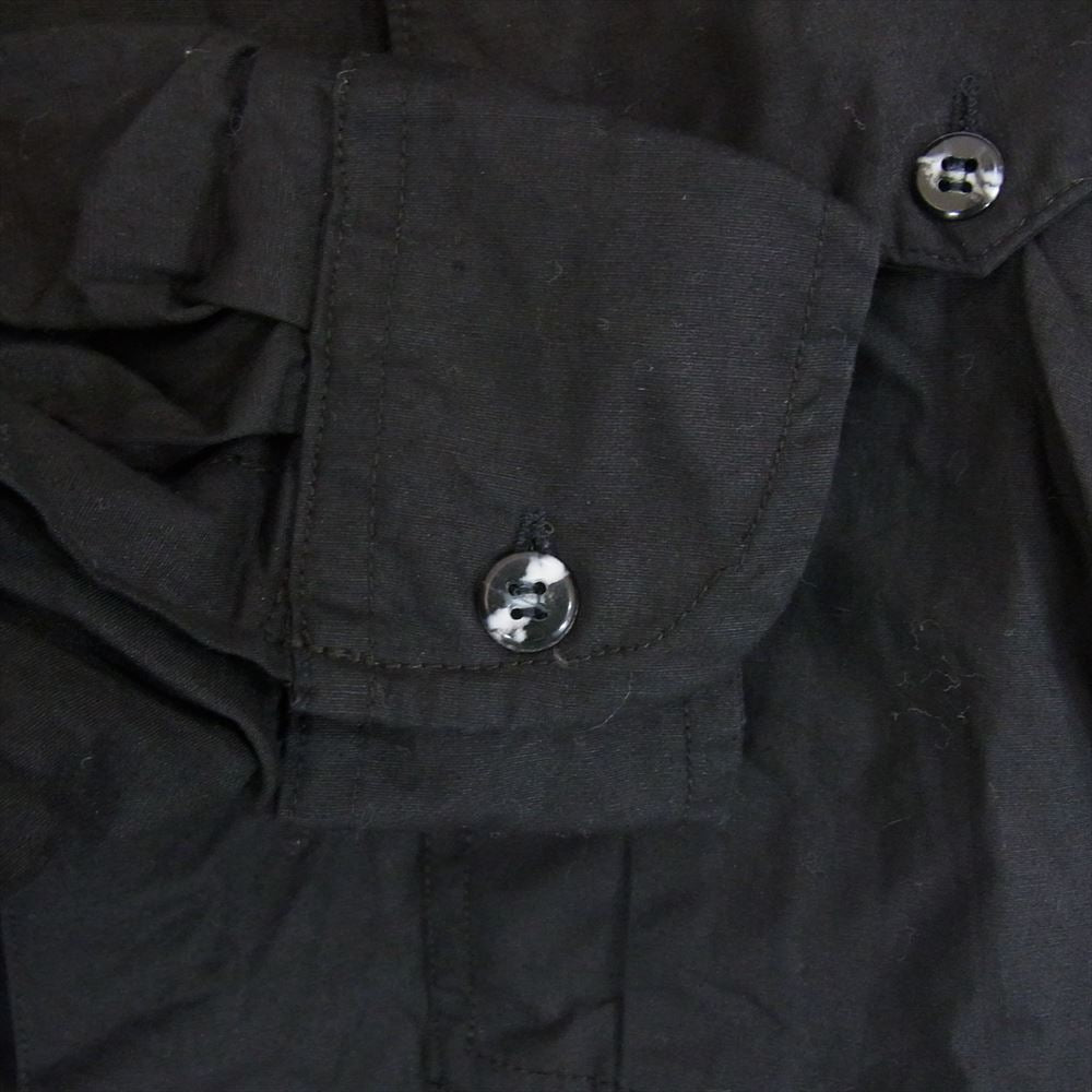 グーチ コットン インド製 ボタン ロングスリーブ 長袖 シャツ ブラック系 M【中古】