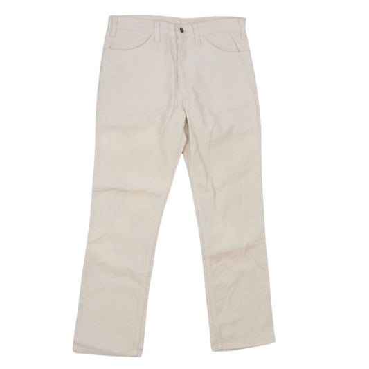 Levi's リーバイス 519-1552 80s 519 CORDUROY PANTS コーデュロイ ストレート パンツ ベージュ系 33【中古】