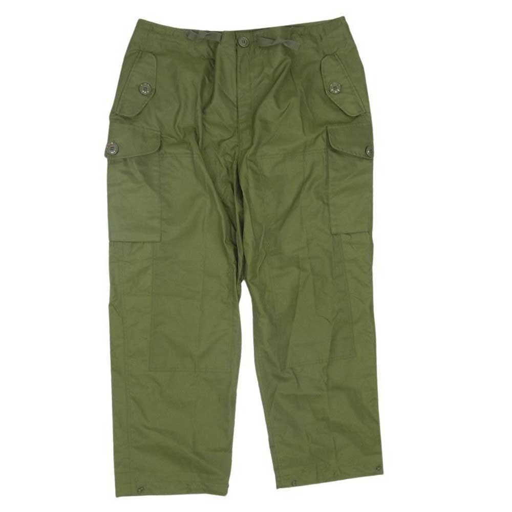 カナダ軍 8415-21-798-8606 ウィンド オーバー ミリタリー パンツ カーキ系 サイズ表記無【中古】
