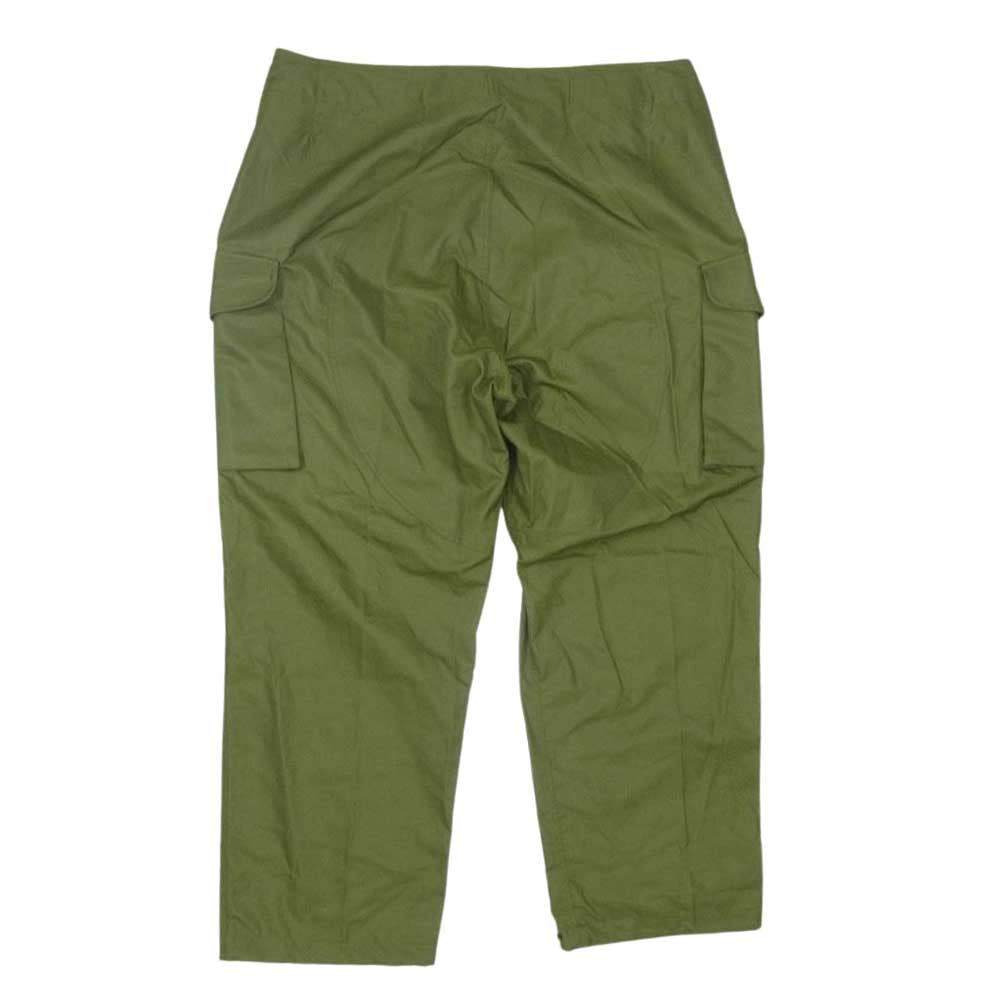 カナダ軍 8415-21-798-8606 ウィンド オーバー ミリタリー パンツ カーキ系 サイズ表記無【中古】