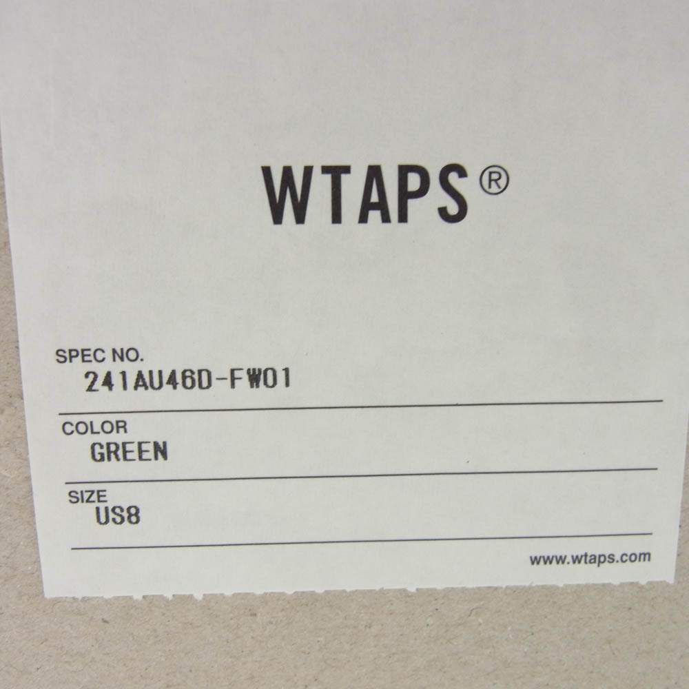 WTAPS ダブルタップス 24SS 241AU46D-FW01 LUX-1 GREEN グリーン コンフォート サンダル ブラック系 US8【中古】