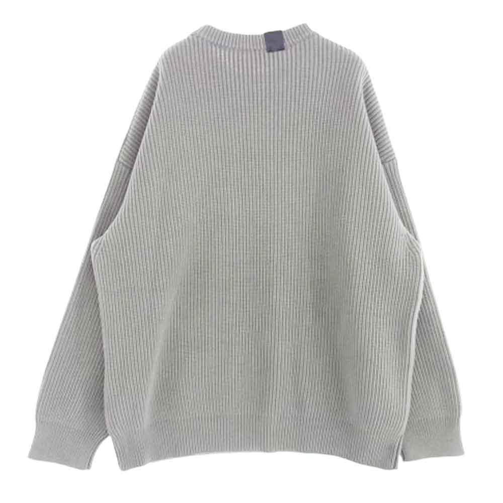 N.HOOLYWOOD エヌハリウッド 2242-KT04-030 CREW NECK KNIT クルー ネック ニット グレー グレー系 38【中古】