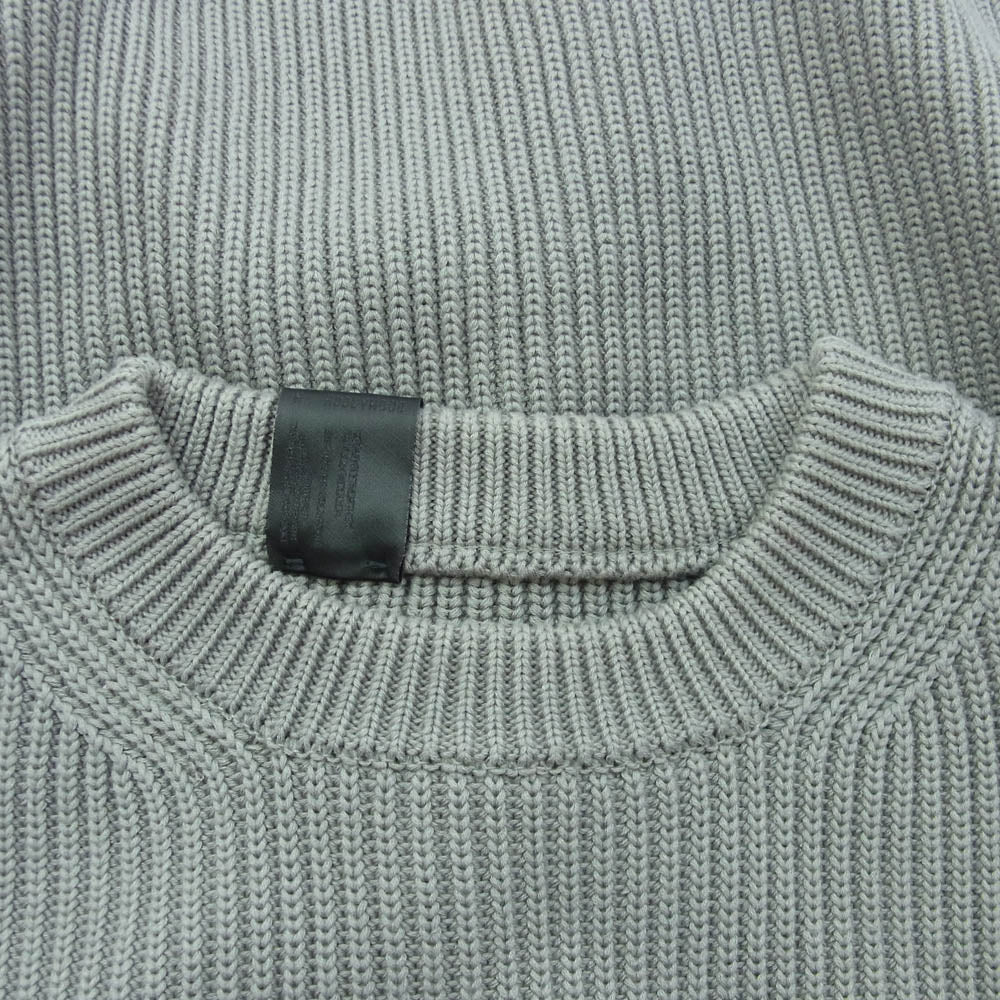 N.HOOLYWOOD エヌハリウッド 2242-KT04-030 CREW NECK KNIT クルー ネック ニット グレー グレー系 38【中古】