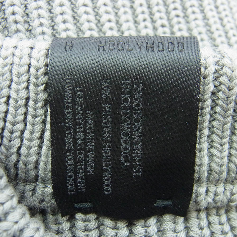 N.HOOLYWOOD エヌハリウッド 2242-KT04-030 CREW NECK KNIT クルー ネック ニット グレー グレー系 38【中古】