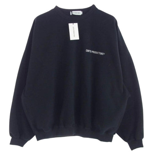 COOTIE クーティー 24AW CTE-24A330 Fleece Sweat Crew クルーネック フリース スウェット ブラック ブラック系 M【中古】