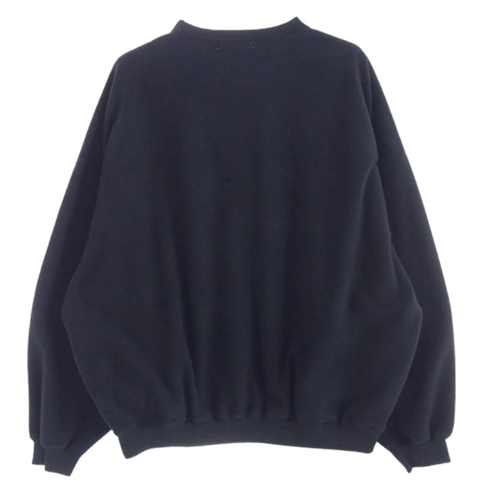 COOTIE クーティー 24AW CTE-24A330 Fleece Sweat Crew クルーネック フリース スウェット ブラック ブラック系 M【中古】