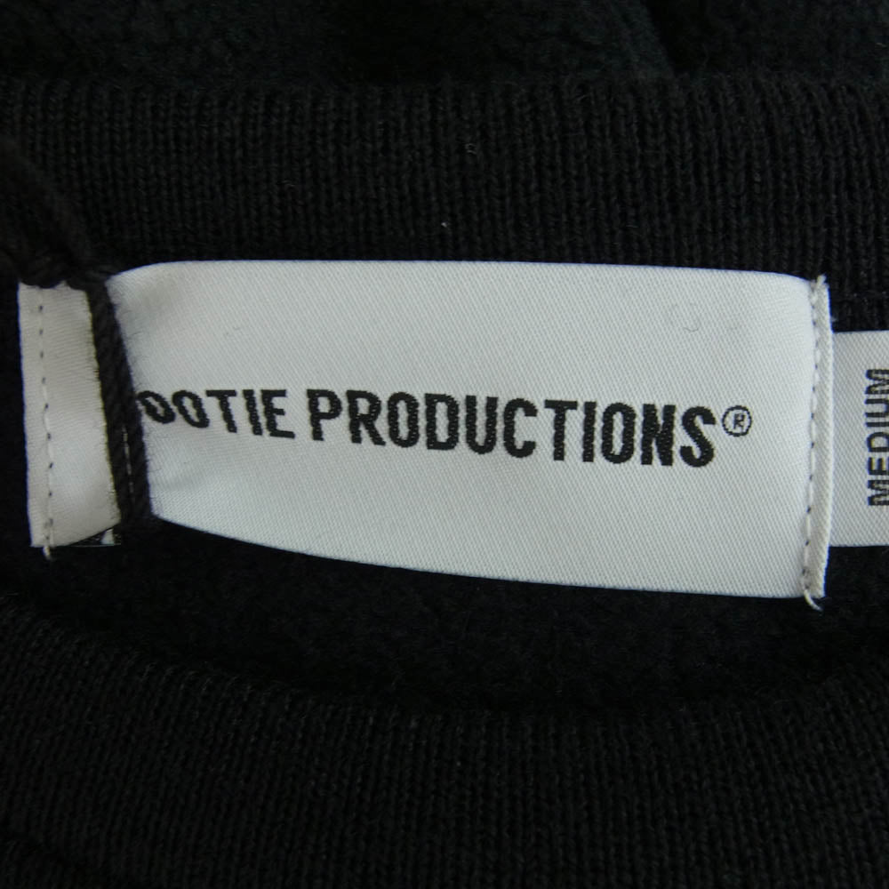 COOTIE クーティー 24AW CTE-24A330 Fleece Sweat Crew クルーネック フリース スウェット ブラック ブラック系 M【中古】