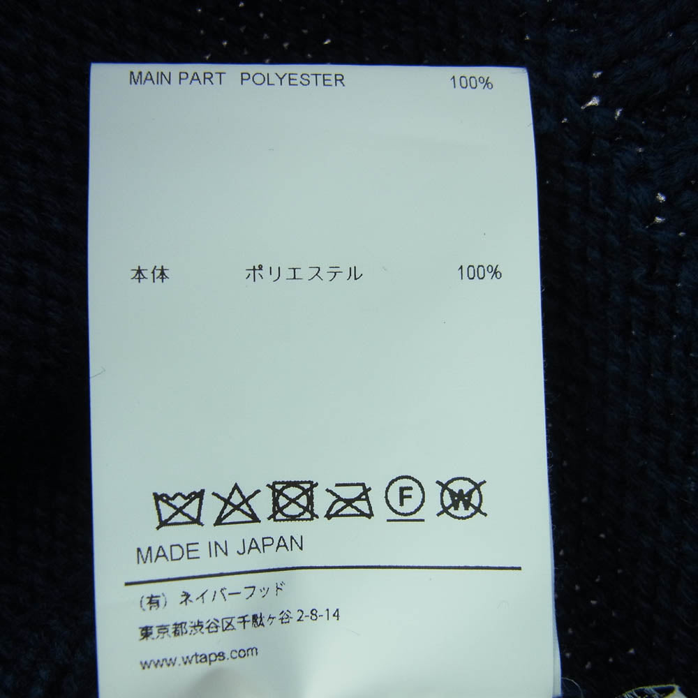 WTAPS ダブルタップス 23AW 232MADT-KNM05 CREW NECK SWEATER クルーネック ニット セーター ネイビー ネイビー系 3【中古】
