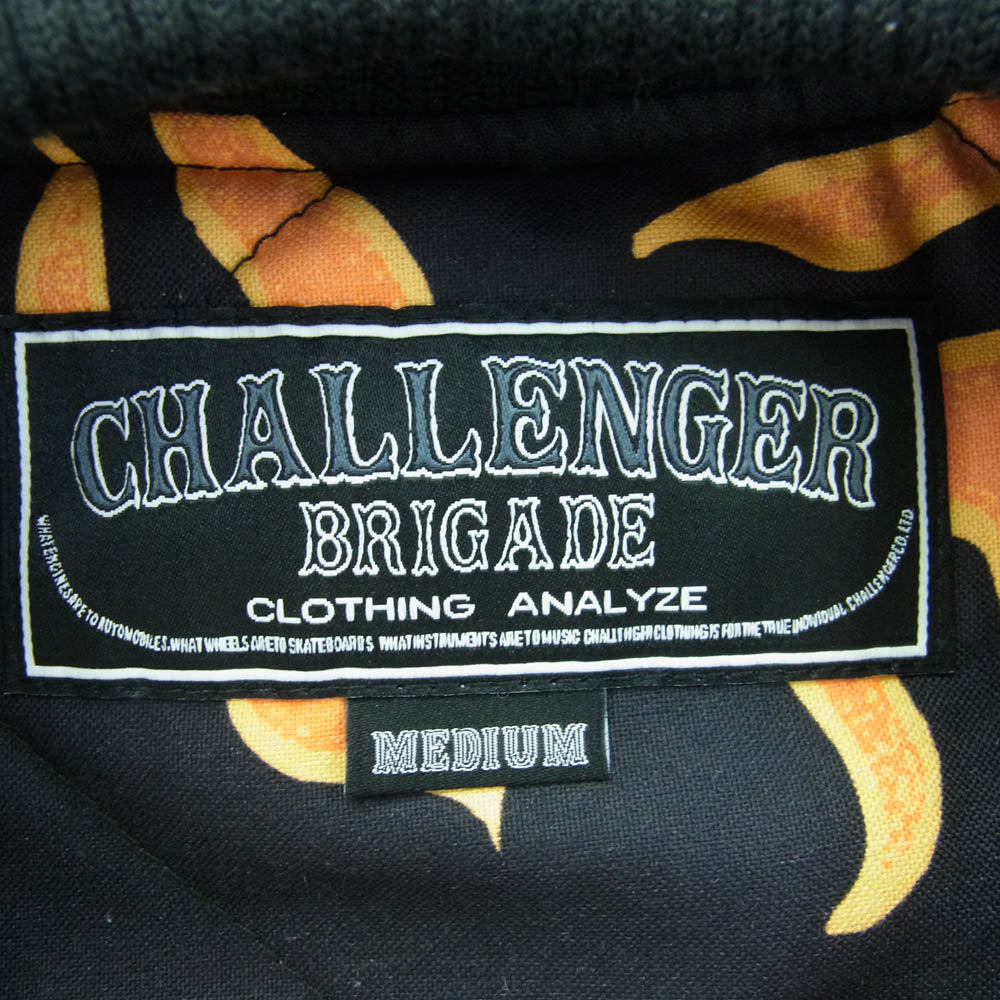 CHALLENGER チャレンジャー 25SS CLG-JK 025-004 DERBY VEST ダービー ベスト ブラック系 M【美品】【中古】