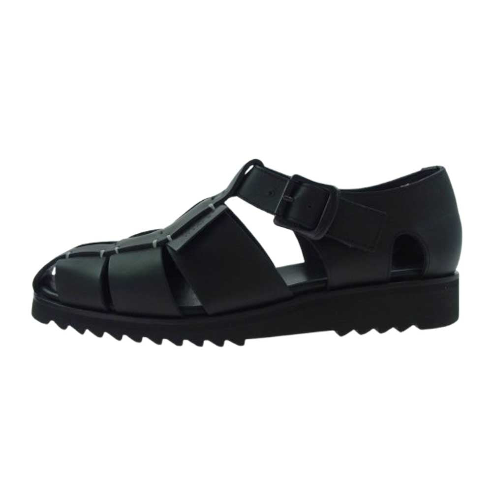 WTAPS ダブルタップス 241PJ48D-FW01S PARABOOT パラブーツ Pacific Sport レザー シューズ サンダル ブラック系 EU41【中古】