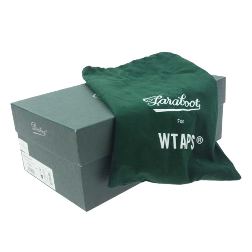 WTAPS ダブルタップス 241PJ48D-FW01S PARABOOT パラブーツ Pacific Sport レザー シューズ サンダル ブラック系 EU41【中古】