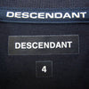 DESCENDANT ディセンダント CROSS PADDLE POLO SS クロス パドル ロゴ 刺繍 ポロ 半袖 Tシャツ ネイビー系 4【中古】