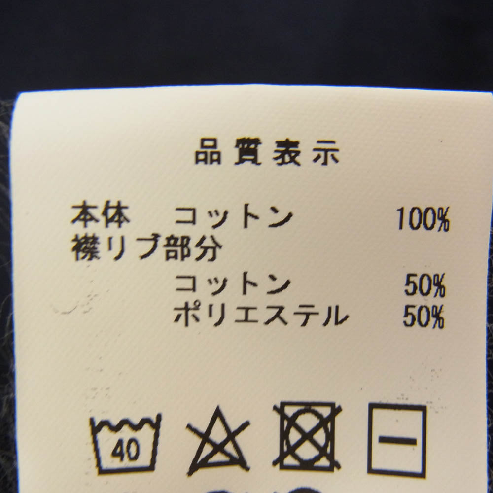 DESCENDANT ディセンダント CROSS PADDLE POLO SS クロス パドル ロゴ 刺繍 ポロ 半袖 Tシャツ ネイビー系 4【中古】