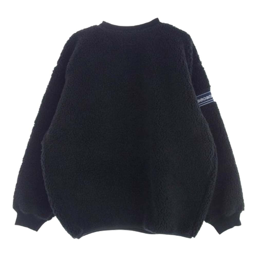 DESCENDANT ディセンダント Horizon Fleece Crew Neck フリース クルーネック スウェット ブラック ブラック系 2【中古】
