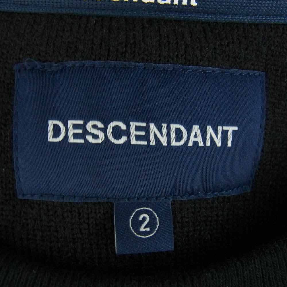 DESCENDANT ディセンダント Horizon Fleece Crew Neck フリース クルーネック スウェット ブラック ブラック系 2【中古】