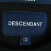 DESCENDANT ディセンダント Horizon Fleece Crew Neck フリース クルーネック スウェット ブラック ブラック系 2【中古】