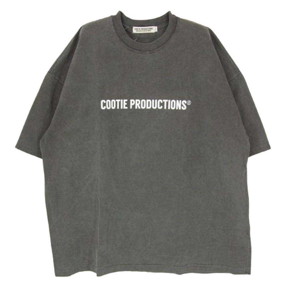 COOTIE クーティー 22AW CTE-22A304 Pigment Dyed SS Tee ピグメント ダイ 半袖 Tシャツ グレー系 S【中古】
