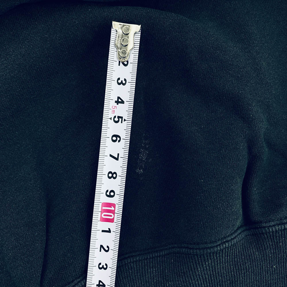 DESCENDANT ディセンダント 刺繍 ロゴ クルーネック トレーナー スウェット ネイビー系 3【中古】