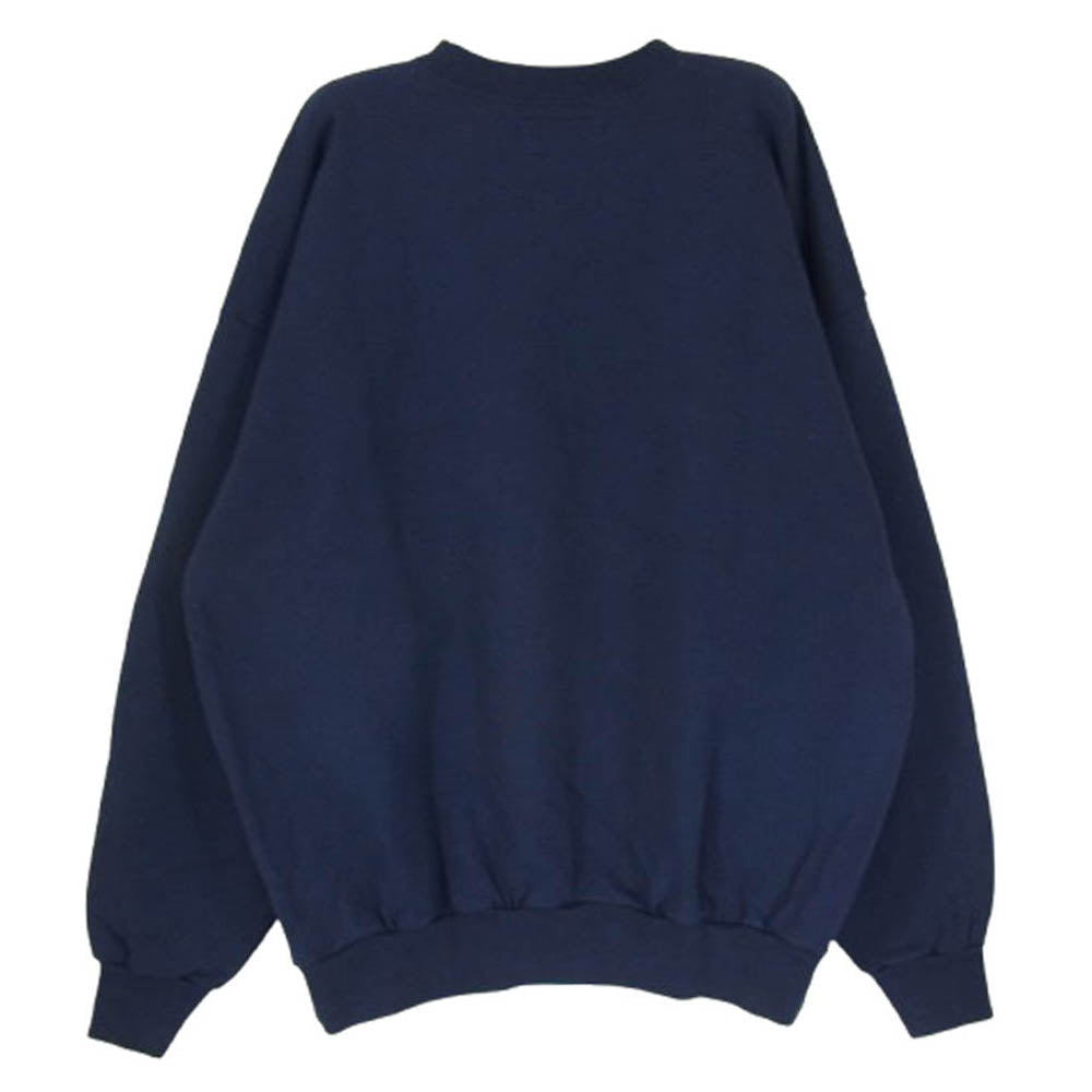 DESCENDANT ディセンダント 24AW DIRT CREW NECKクルーネック トレーナー スウェット ネイビー系 2【中古】