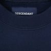 DESCENDANT ディセンダント 24AW DIRT CREW NECKクルーネック トレーナー スウェット ネイビー系 2【中古】