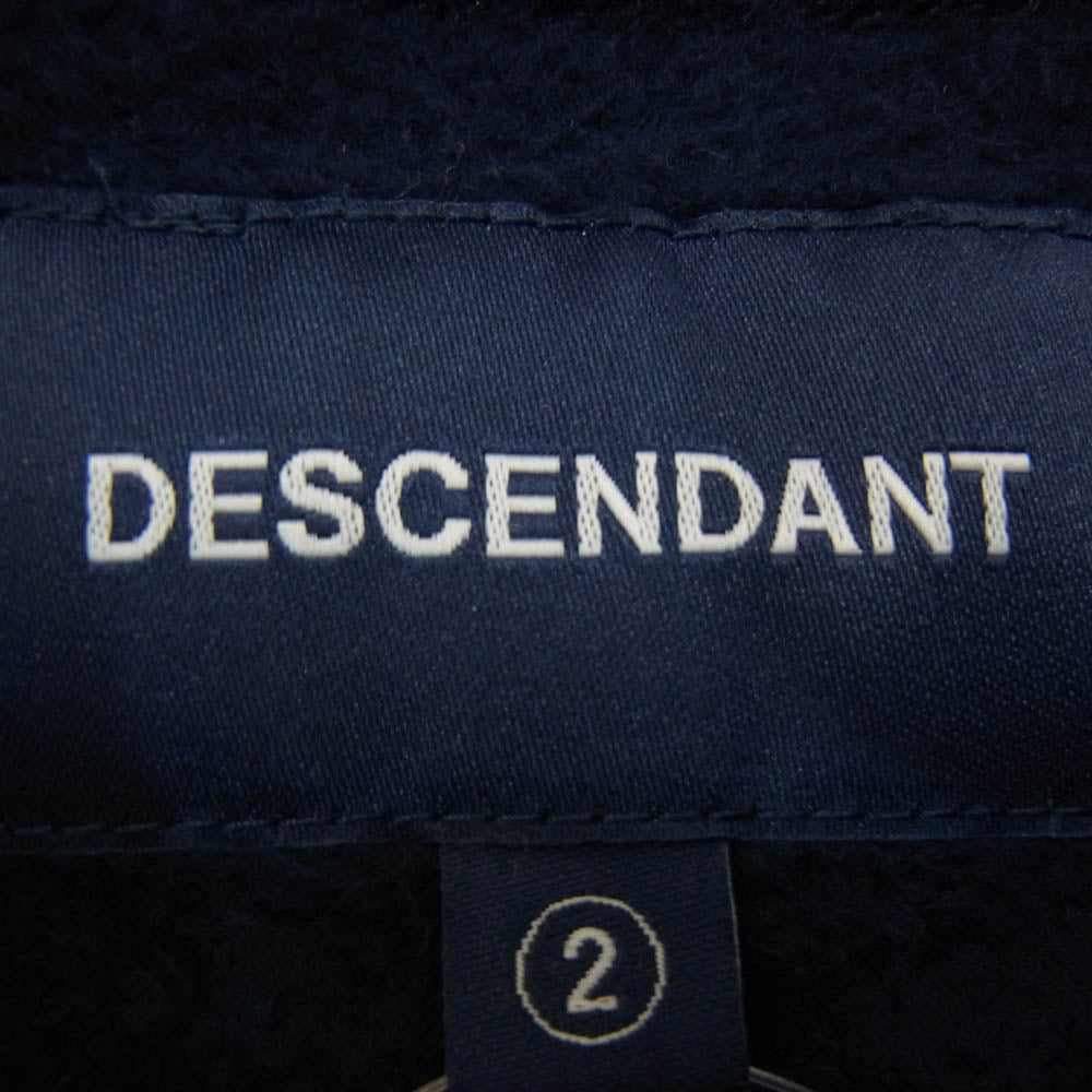 DESCENDANT ディセンダント 24AW DIRT CREW NECKクルーネック トレーナー スウェット ネイビー系 2【中古】